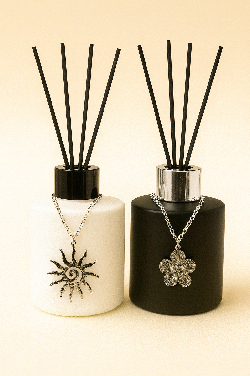 Diffuseur parfum Éternel 100ml personnalisable noir blanc transparent Grasse Mileïdi Créations