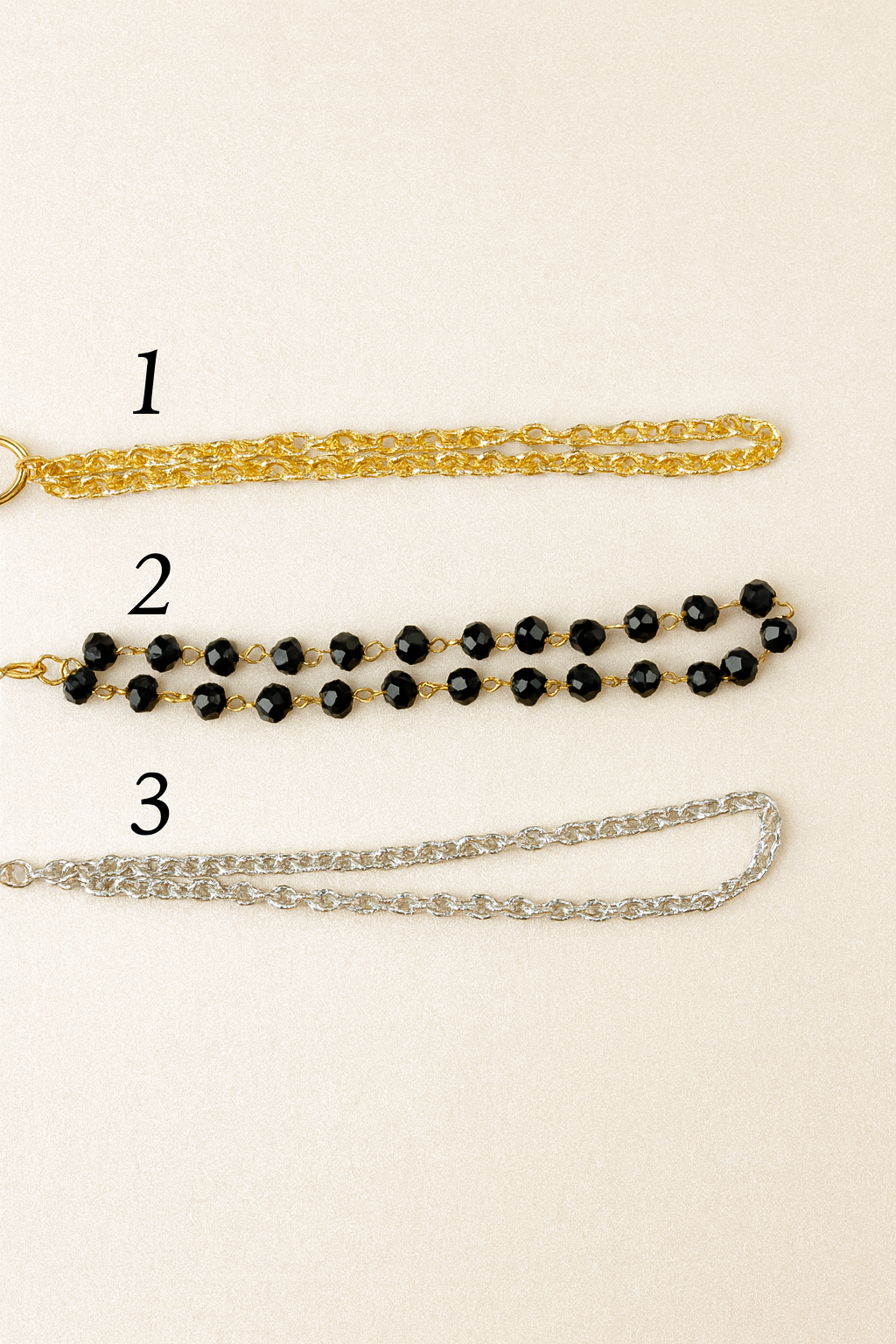 Exemple personnalisation diffuseur pendentifs et chaînes disponibles